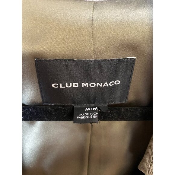 CLUB MONACO CLASSIC LINED ENDURING STYLE MOSS MINI TRENCHCOAT - Medium - Picture 2 of 13